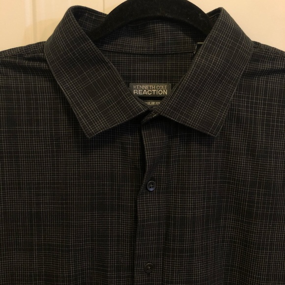 Kenneth Cole Reaction Men’s Dress Shirt Regular - Picture 8 of 14
